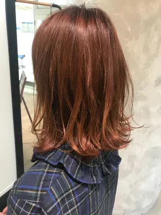 ミディアム カラー 松村 崇弘のヘアスタイル