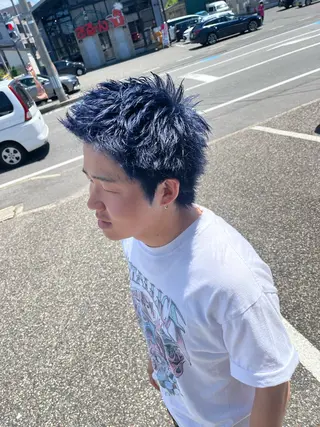 カラー メンズ パーマが得意な【最高 悠斗】のヘアスタイル