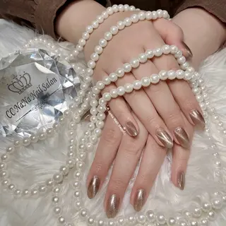 ネイル CC  NaNa ワンホンネイル🌙Nのネイルデザイン