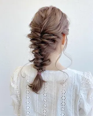 ロング 榎園 由美のヘアスタイル