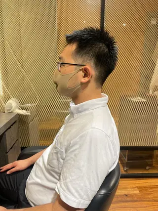 ショート メンズ 髙田 千華 髪質改善ストレートのヘアスタイル