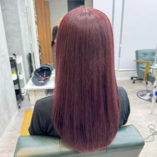 ロング カラー JUNSHIN🦋 ヘアセット／カラーのヘアスタイル