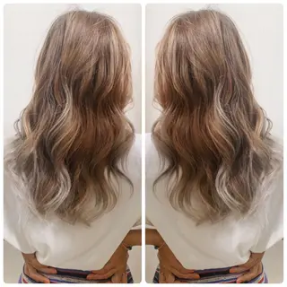 セミロング カラー 京都大人女性ショート 徒歩1分/秋山のヘアスタイル