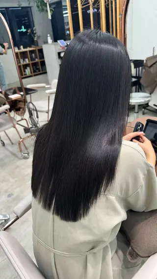 ロング nalu.所属・前山 七海のヘアスタイル