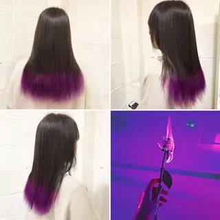 ロング カラー "PEPPU "所属・🌈推し色派手髪 ハイトーンShinのヘアスタイル