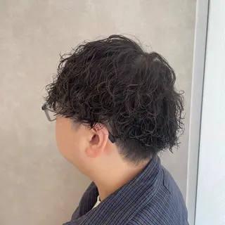パーマ メンズ ダウンパーマ特化💎 ボブ・レイヤーりなのヘアスタイル
