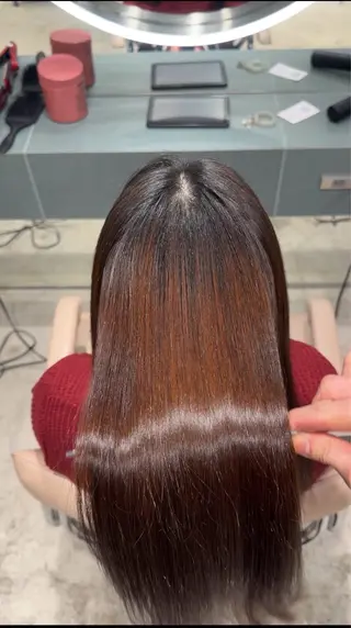 ロング カラー ✨髪質改善 縮毛矯正 艶髪 立川 コウキ✨のヘアスタイル