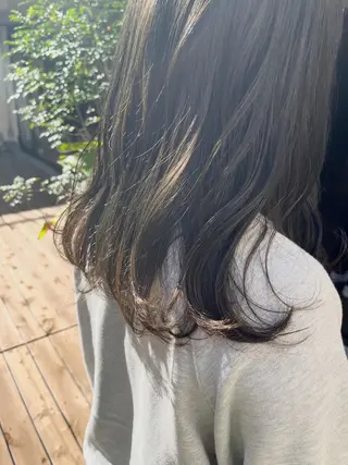 セミロング カラー 銀座🤍ボブ/ ミディアム/佐野夢美のヘアスタイル