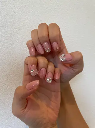 ネイル 束感まつ毛/ネイル/ LED♥KIRARAのマツエク・マツパデザイン