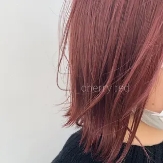 ミディアム カラー RINA🧤 デザインとボブのヘアスタイル