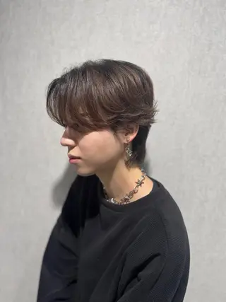 メンズ 曲がる縮毛/カルマパ ーマ/池袋/横村大全のヘアスタイル