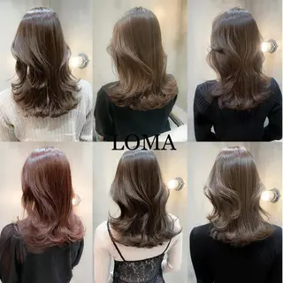 ミディアム LOMA🇰🇷 銀座クボタのヘアスタイル