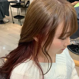 ロング カラー 🌈re-room EIKI🇰🇷のヘアスタイル