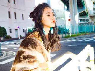 ロング パーマ 川合 美里のヘアスタイル