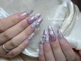 ネイル E.N🦋 長さ出し/持ち込みのネイルデザイン