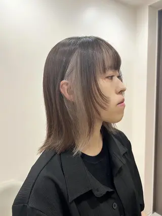 ミディアム カラー ✨【公式】 juhl.横浜✨のヘアスタイル