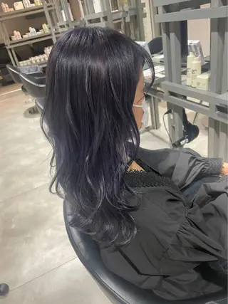 ロング カラー Ameri 新宿所属・新宿/透明感カラー/ 髪質改善/桜良のヘアスタイル