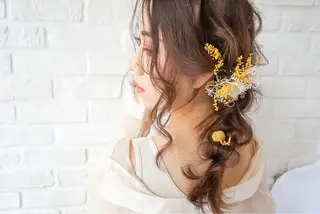 ミディアム ヘアアレンジ SHANTi 飯塚 ヘアセット/髪質改善のヘアスタイル