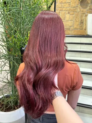 ロング カラー ヘアアレンジ 🦋艶カラー/ karen🦋のマツエク・マツパデザイン