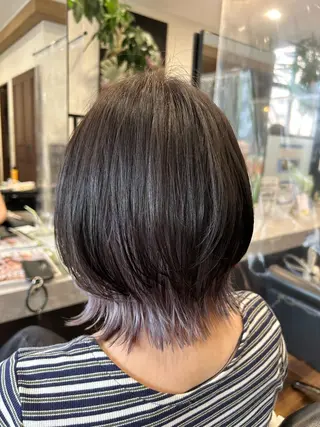 ミディアム カラー 美容しょうへいの店所属・吉川 茉由子のヘアスタイル