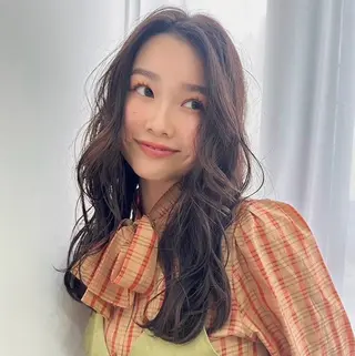 ロング レイヤー/艶カラー /パーマ💚千琴のヘアスタイル