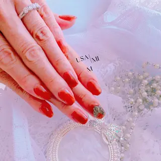 ミディアム ネイル USAMiMi 🐰💕のネイルデザイン