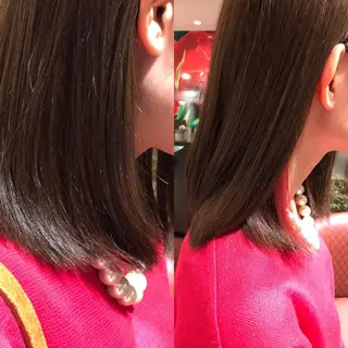 セミロング 下條 真のヘアスタイル