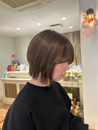ショート カラー 結衣/ 無料カットモデル🎀のヘアスタイル