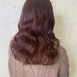 ロング カラー パーマ ヘアアレンジ 髪質改善🫧ベージュ 椙山 響のヘアスタイル