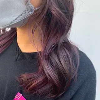 セミロング クロスパーマ×曲がる 縮毛矯正🫧あゆみのヘアスタイル