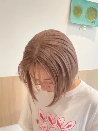 ショート カラー 💗モデルカット 募集中のヘアスタイル