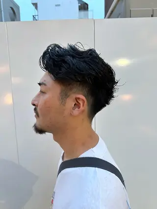 パーマ メンズ 似合わせカット /パーマ岡本淳平のヘアスタイル
