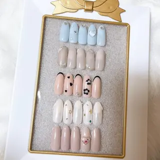 ネイル 堤 花のネイルデザイン