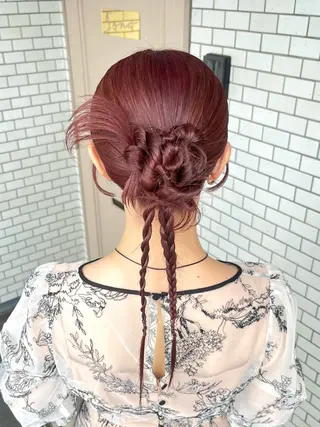 ヘアアレンジ 推し活＊イベントヘア 💕ゆり🐈🐾のヘアスタイル