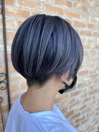 ショート カラー ✨店長✨松下  和正のヘアスタイル