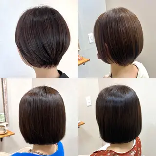 ショート ショート/白髪ぼかし 君和田若菜のヘアスタイル