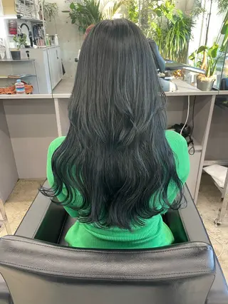 ロング カラー 誰よりも丁寧なカット 🍀小林輝のヘアスタイル