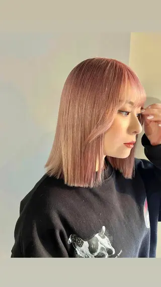 カラー La fith hair ray 札幌店所属・顔まわり/W カラー/リョウのヘアスタイル