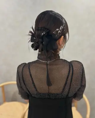 ロング ubu share salon所属・鈴村緋女／ヘアセット ／耳ツボジュエリーのその他イメージ