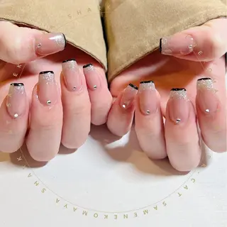 ネイル サメ猫 マーヤのネイルデザイン