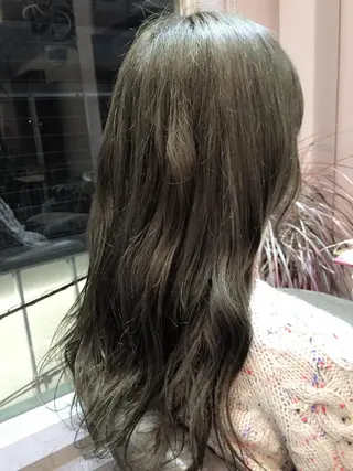 ミディアム セミロング ロング カラー 原宿サロン代表 デザインカラー伊藤卓のヘアスタイル