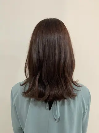 セミロング 川野 彩海のヘアスタイル