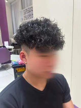 パーマ メンズ 河合 澪のヘアスタイル