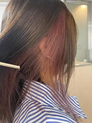 ミディアム カラー lani hair salon所属・SHOTO ハイトー ン/デザインカラーのヘアスタイル