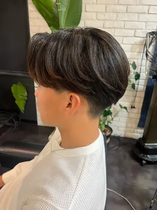 ショート カラー パーマ メンズ ️️髪質改善✨ミニモ 学割/Hina💖のヘアスタイル