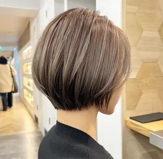 ショート カラー HAIR&MAKE EARTH   浜松市野店所属・EARTH あいかのヘアスタイル