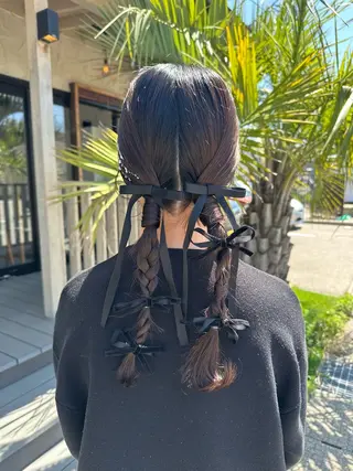 ロング 🌈トップデザイナー 金沢駅近nanamiのヘアスタイル