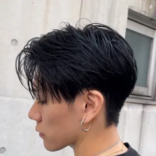 ショート メンズ パーマ 泉 さつきのヘアスタイル