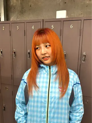 ロング 宮崎 わか菜/透明感カラーのヘアスタイル