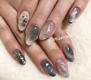 ネイル She nail studio 原宿所属・パラジェル有/ スカルプ/mahoのネイルデザイン